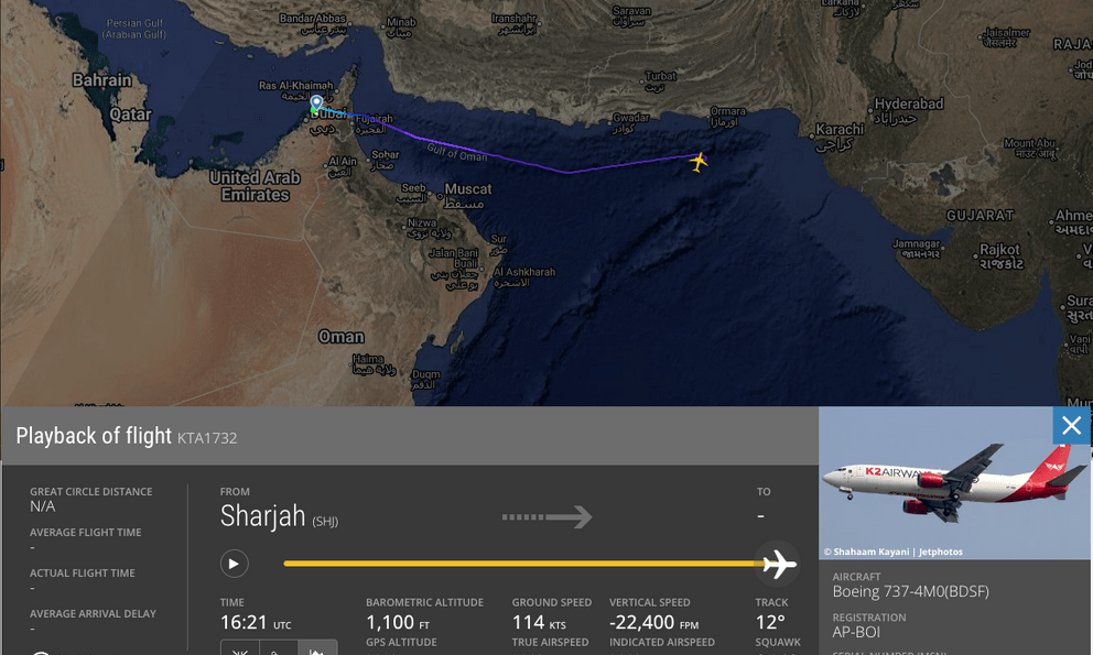 Máy bay Boeing 737 mất tích ngoài khơi Pakistan, toàn bộ thành viên phi hành đoàn mất liên lạc