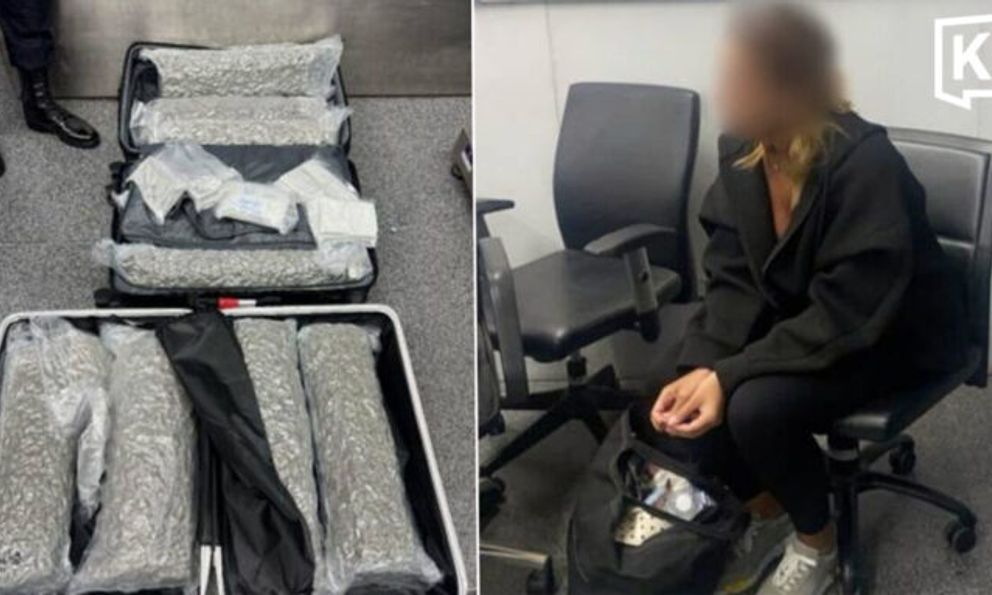 Nữ du khách 21 tuổi bị bắt tại sân bay quốc tế Phuket vì giấu 31,7 kg cần sa trong 2 vali hành lý