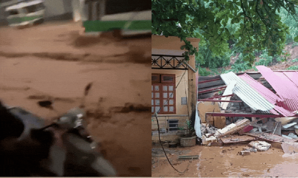 Sơn La sau cơn lũ trong đêm: Nhà bán trú trường tiểu học bị xô sập, bùn đất tràn vào nhà dân, nhiều tuyến đường tê liệt hoàn toàn