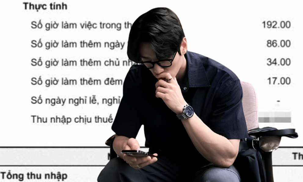 Bức ảnh sao kê lương 58 triệu/tháng khiến nhiều người giật mình 