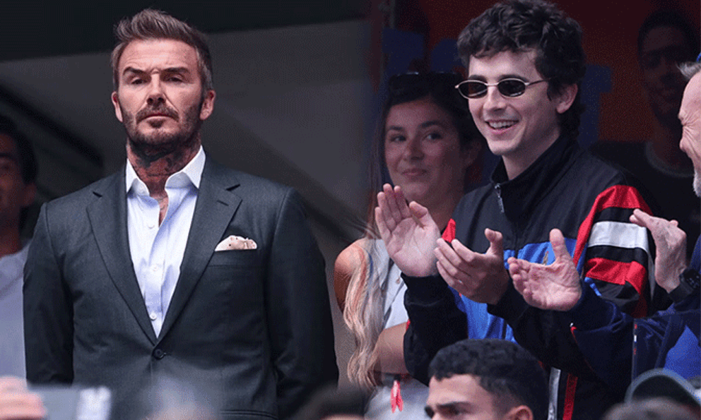 David Beckham đọ visual với Timothée Chalamet trên khán đài World Cup: Ai hơn ai?