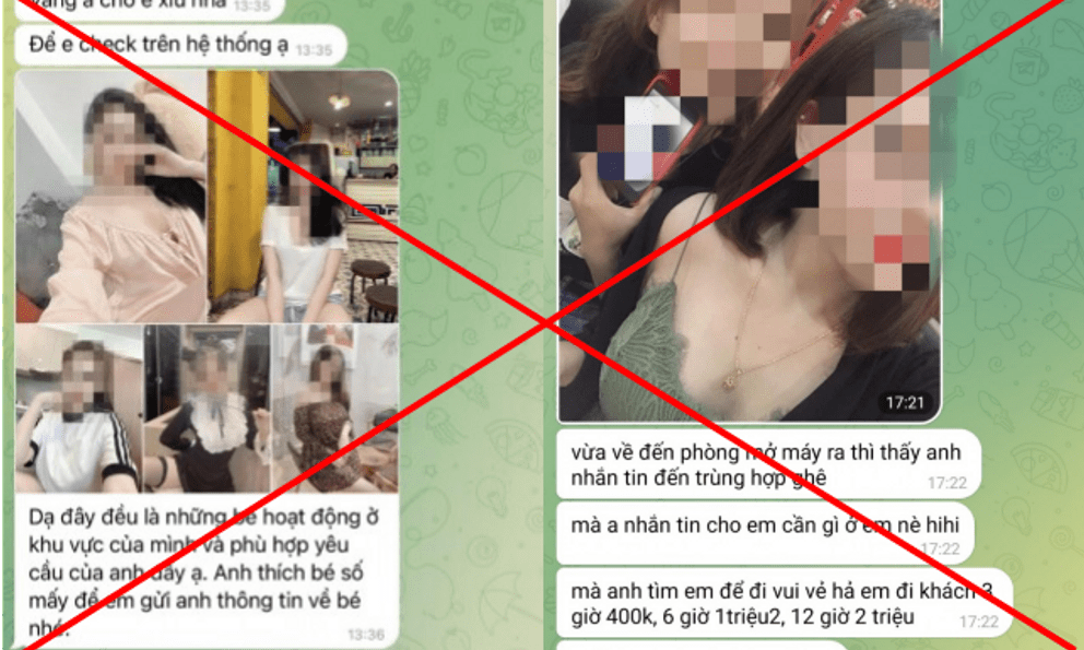 Công an cảnh báo chiêu trò mại dâm trá hình trên Facebook, Zalo, Telegram: Tuyệt đối không bấm vào những quảng cáo này