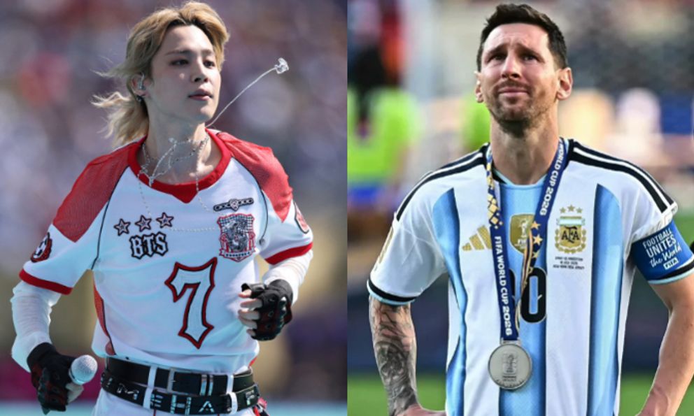 V và Jimin (BTS) chính thức vượt qua Messi ở điều này