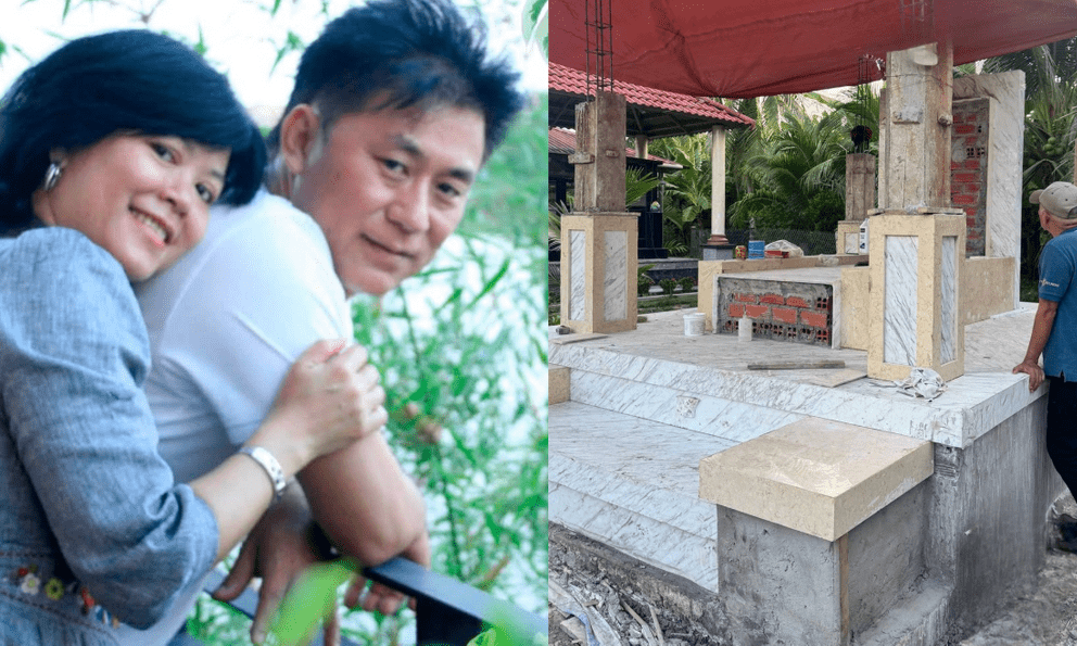 Nghệ sĩ xây mộ cho vợ quá cố: Bén duyên từ thời sinh viên, ôm bế nửa tiếng trước khi mất