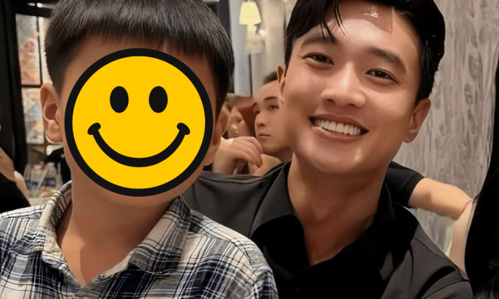 Quốc Trường xuất hiện bên con trai 7 tuổi