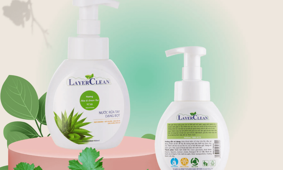 Thu hồi toàn quốc nước rửa tay dạng bọt Layer Clean, yêu cầu tiêu hủy toàn bộ lô hàng