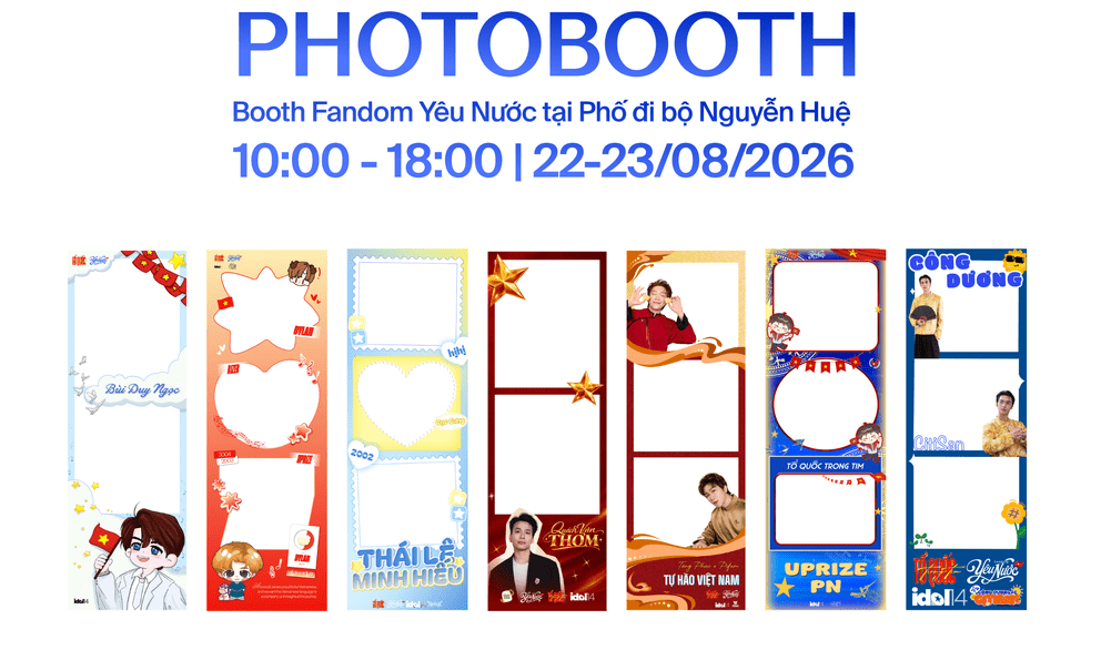 Ngay ngày mai, đến Phố đi bộ Nguyễn Huệ, TP.HCM để trải nghiệm booth Fandom Yêu Nước!