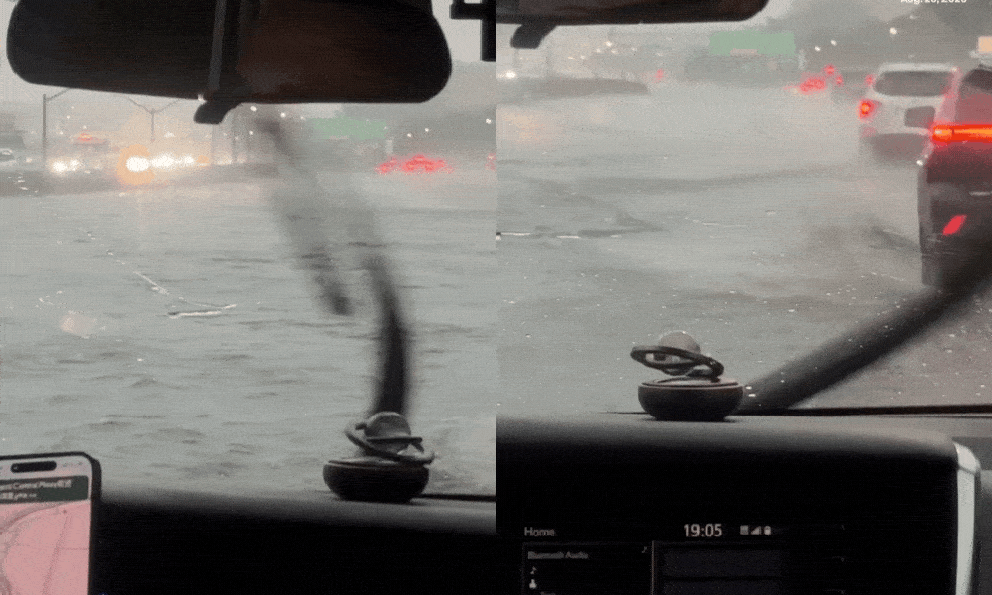 New York ngập như sông sau trận mưa lớn: Ô tô nối đuôi mắc kẹt, tài xế phải trèo lên nóc xe