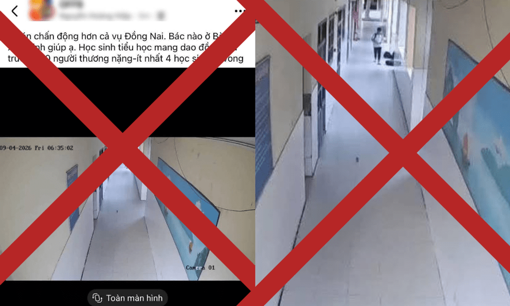 Công an Bà Rịa bác tin đồn sai sự thật vụ nam sinh tấn công bạn học