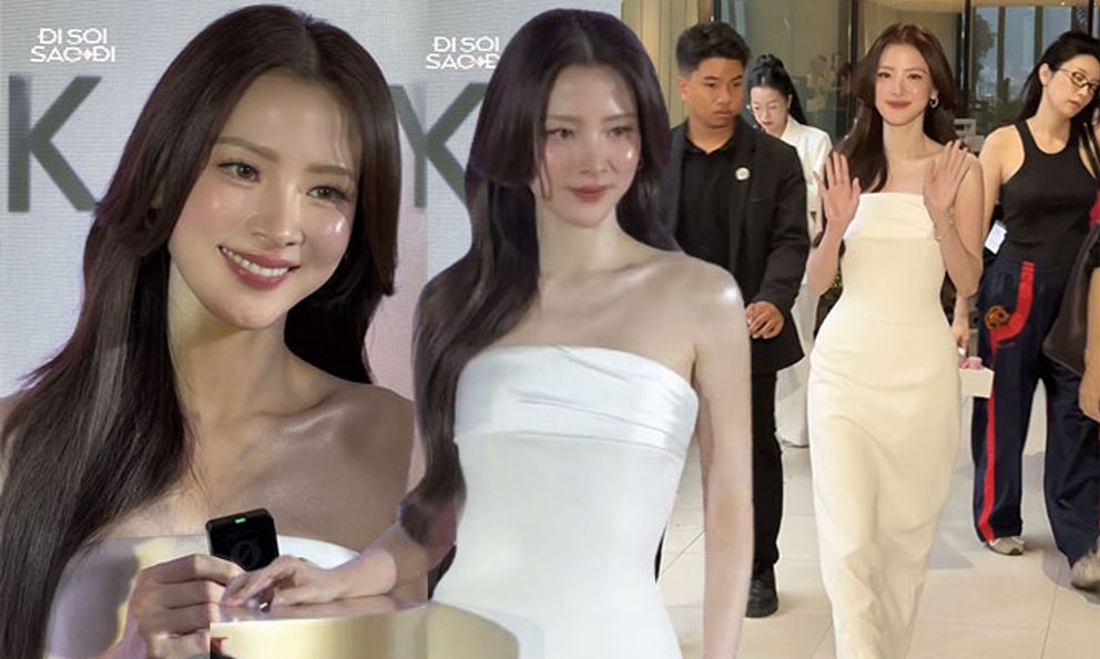 Sốc visual là đây: Baifern Pimchanok như nữ thần ở sự kiện TP. HCM, nữ diễn viên Việt ngỡ ngàng không nói nên lời!