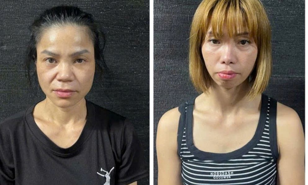 Tuần tra lúc 21h30’, Công an bắt quả tang Bùi Thị Hà Trang SN 1982, truy xét Nguyễn Thu Hoài SN 1985