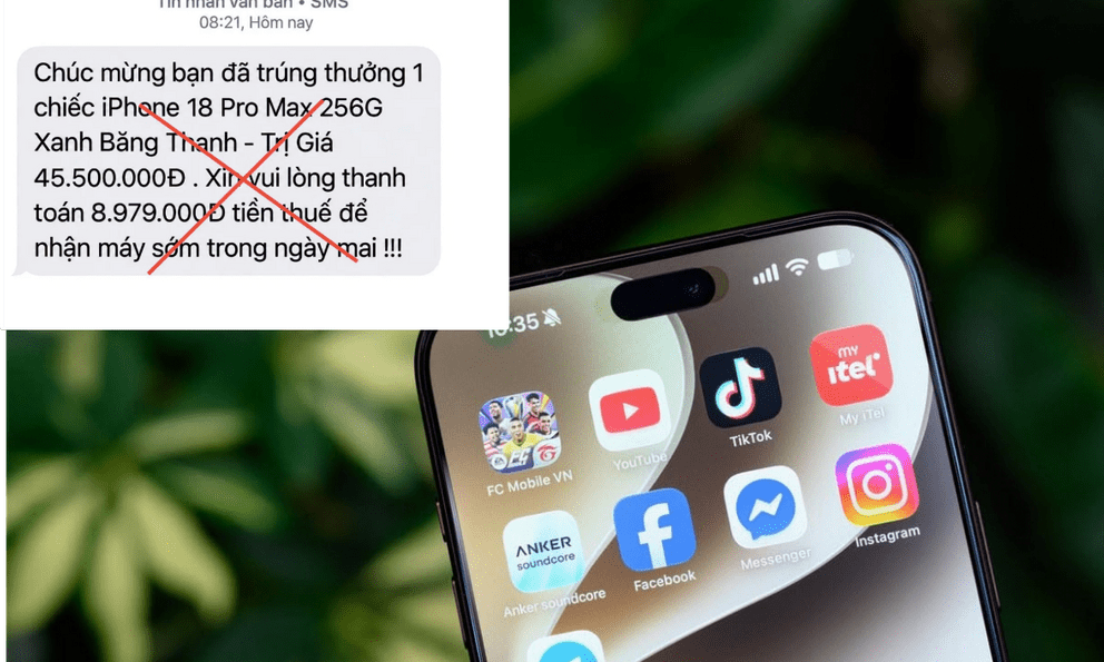 Công an phát thông báo đến người dân nhận được tin nhắn SMS có nội dung này: Lập tức lưu giữ số điện thoại, STK nhận tiền để trình báo