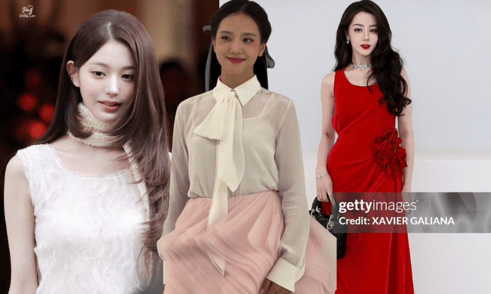 Jisoo nén khóc, nhường hết phần sang cho Jang Wonyoung và Địch Lệ Nhiệt Ba tại show Dior