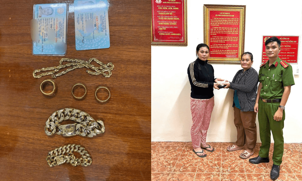 Bà Nguyễn Thúy Kiều (SN 1985) đánh rơi ví chứa vàng trị giá 300 triệu đồng