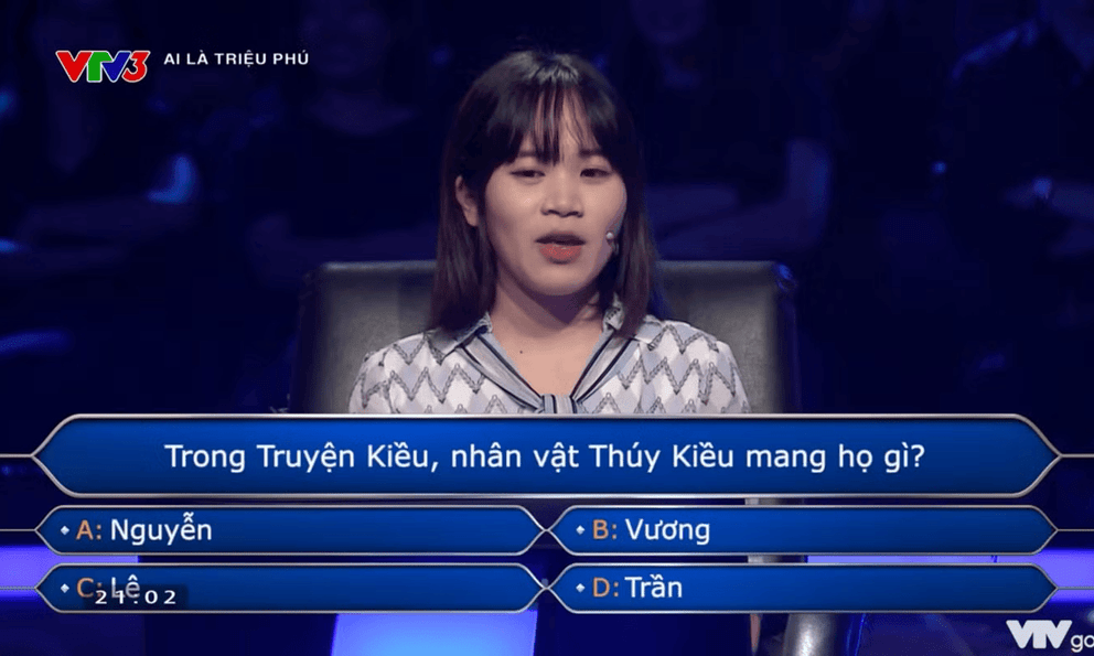 Họ của Thuý Kiều là gì? Câu hỏi trong Ai Là Triệu Phú khiến người chơi “cầu cứu”