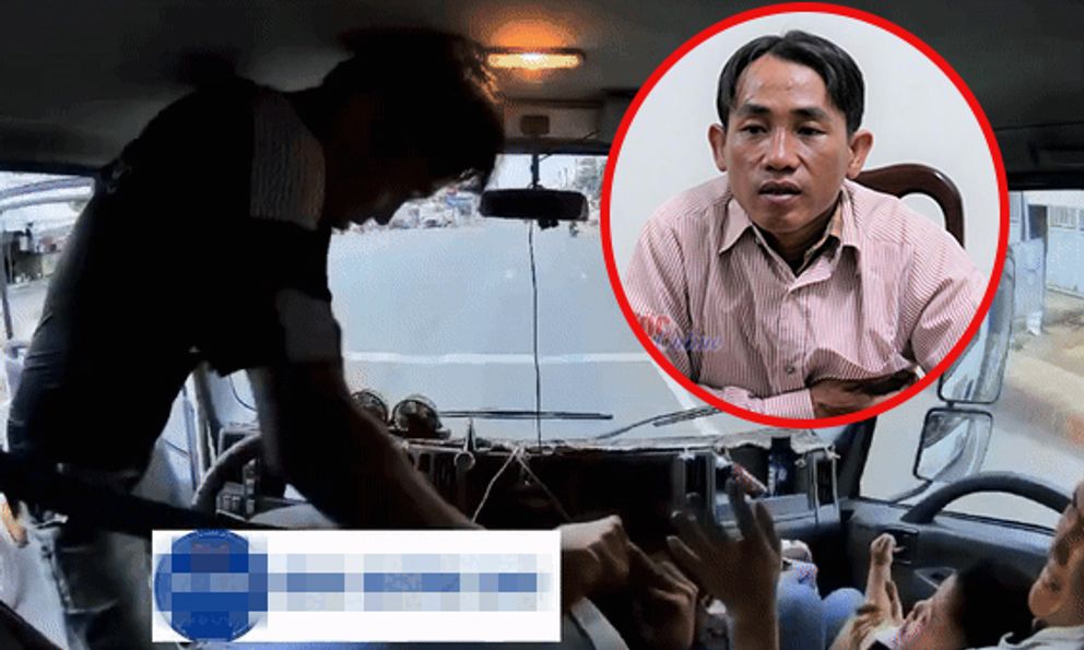 Người đấm túi bụi tài xế xe tải trong cabin thừa nhận khi đó có uống rượu, tỉnh rượu đã thấy mình sai