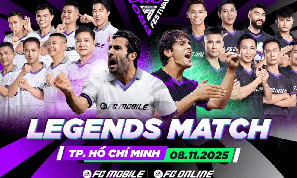 Dàn sao danh tiếng Việt Nam sẽ đồng hành cùng huyền thoại bóng đá trong trận giao hữu của FC Online