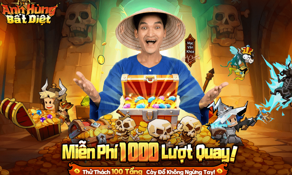 Game idle “cày đồ” RPG Anh Hùng Bất Diệt sắp ra mắt tại Việt Nam, Mạc Văn Khoa làm đại sứ hình ảnh
