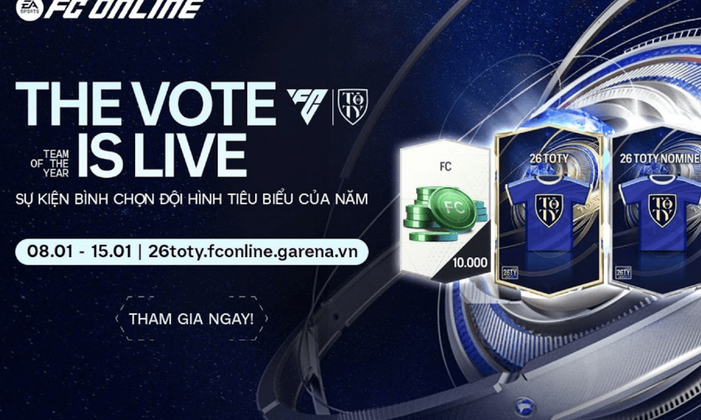 FC Online: Danh sách đề cử cho đội hình 26 Team Of The Year chính thức lộ diện