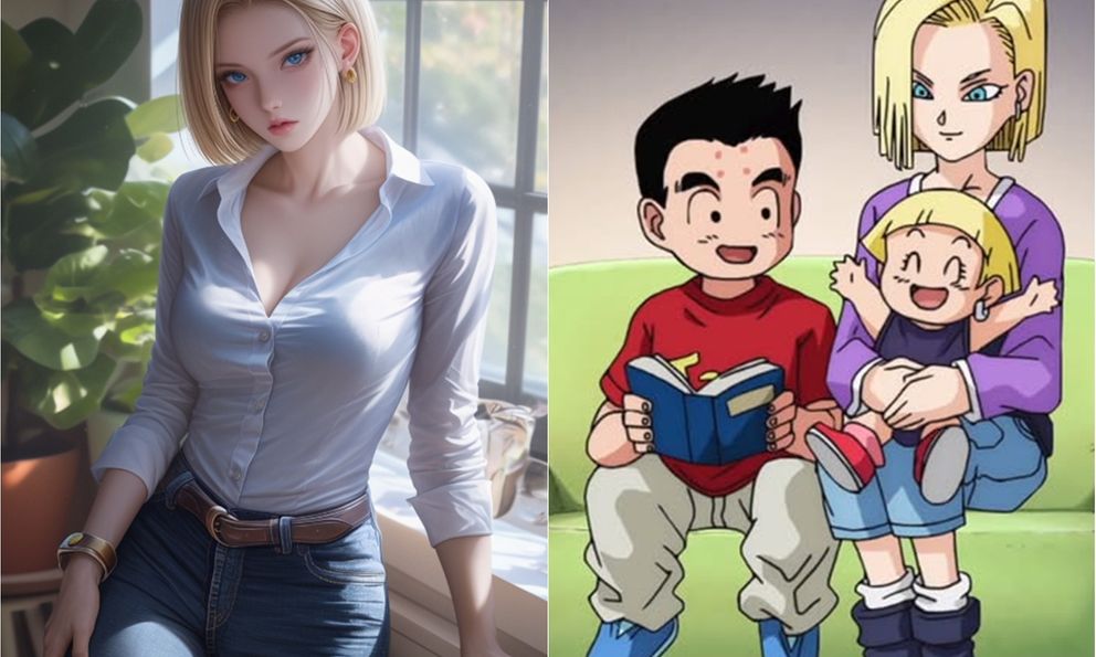 Lý giải bí ẩn Dragon Ball, tại sao Android 18 vẫn có thể sinh con, dù là robot?