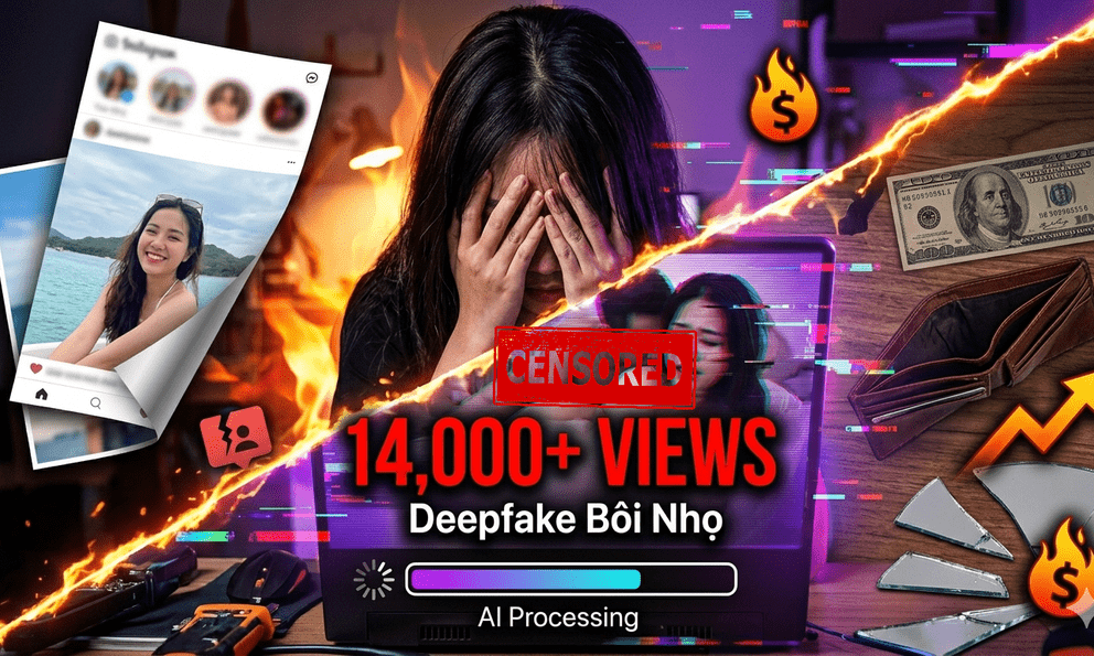 Nữ sinh 'phát điên' vì ảnh đời thường bị AI biến thành video nhạy cảm: 14.000 lượt xem và cuộc chiến giành lại danh dự trong vô vọng!