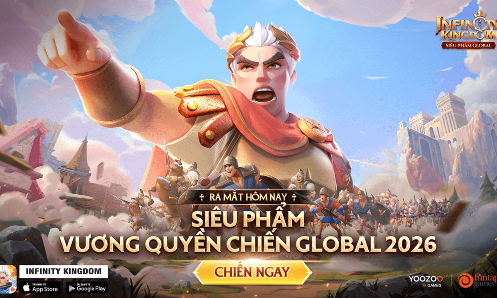 Siêu phẩm SLG Global INFINITY KINGDOM chính thức được Funtap phát hành tại Việt Nam