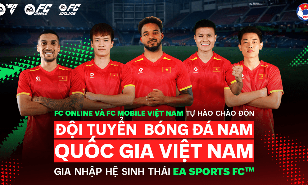 Đội tuyển Việt Nam chính thức xuất hiện trong FC Mobile Việt Nam