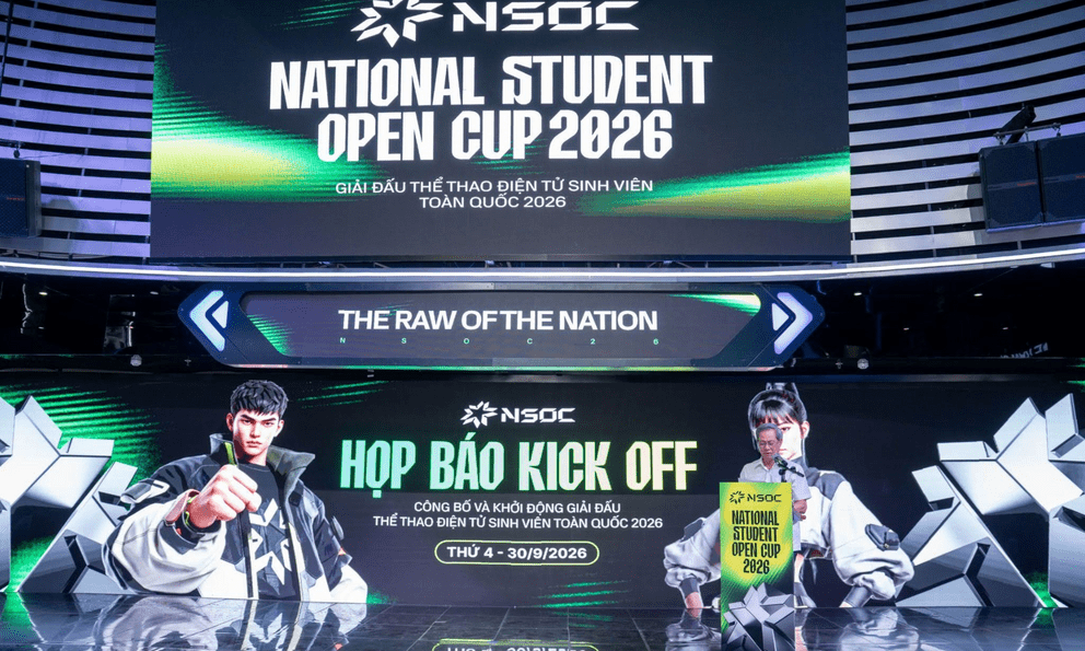 NSOC 2026 và hành trình khai phá, mài giũa tiềm năng Esports của sinh viên Việt Nam