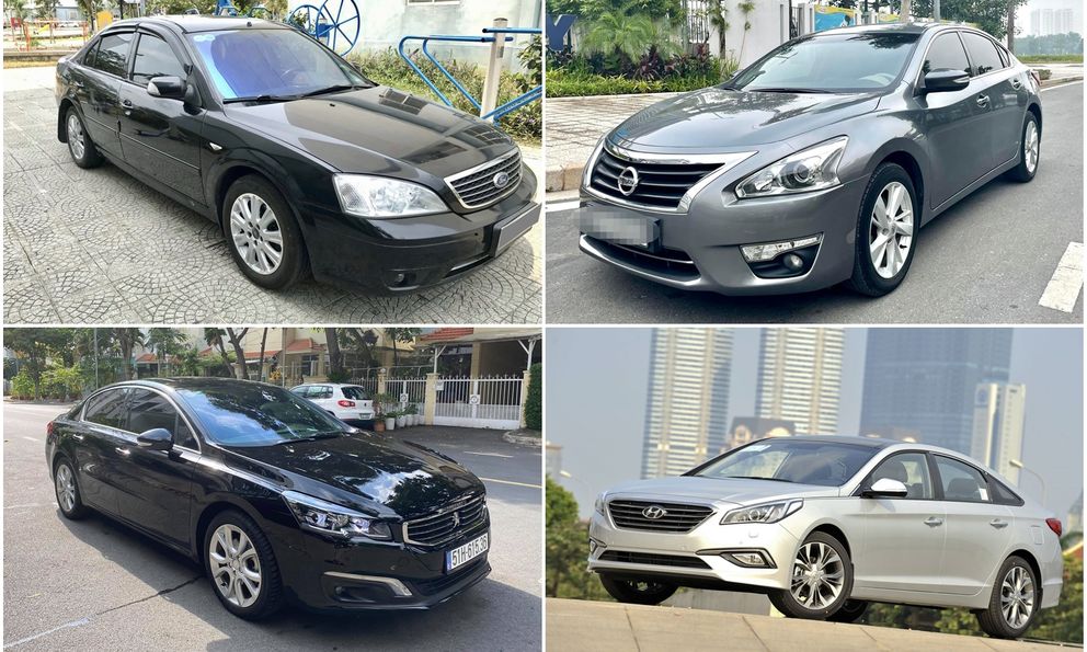 6 sedan hạng D thất bại để Toyota Camry ‘như tượng đài’ tại Việt Nam suốt hơn 20 năm qua