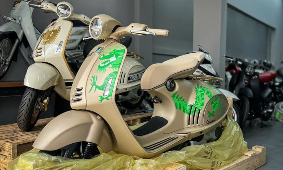 Hai tháng nữa là Tết, Vespa 946 bản Rồng 'hết thời' hét giá, từng đắt ngang xe sang nay có nơi rao dưới 500 triệu 
