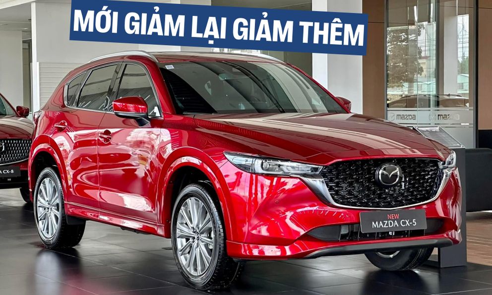 Mazda CX-5 giảm tới 70 triệu tại đại lý, bản giữa SUV C nay còn thấp hơn Toyota Corolla Cross tiêu chuẩn