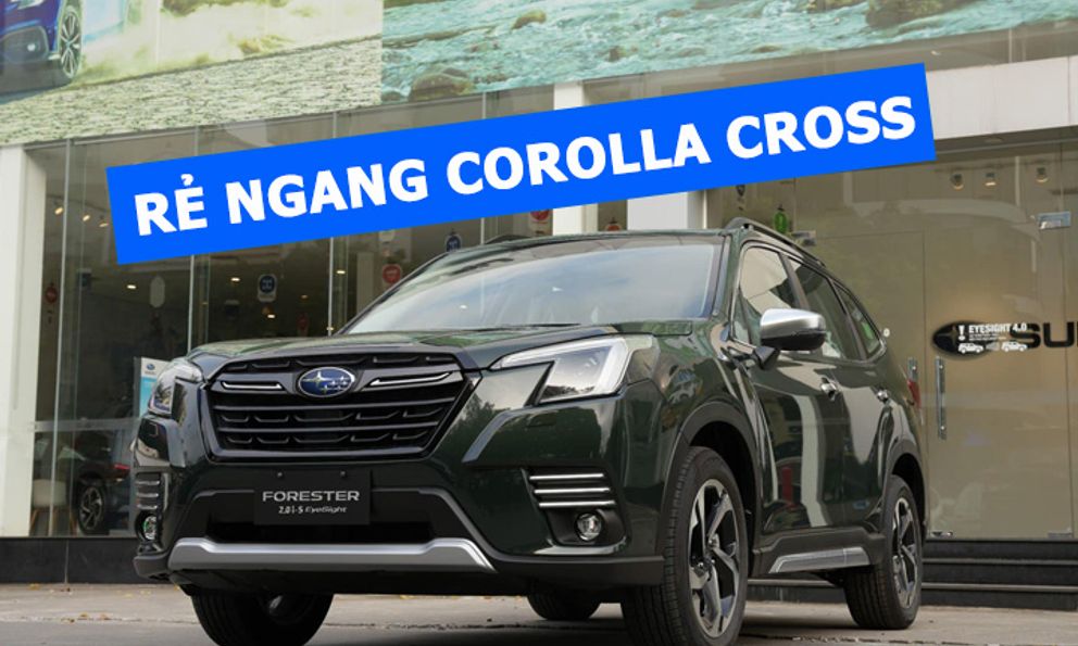 Subaru Forester 'dò đáy' giá mới đầu năm 2025: Thực tế còn từ 819 triệu đồng, thêm cạnh tranh CX-5, Tucson