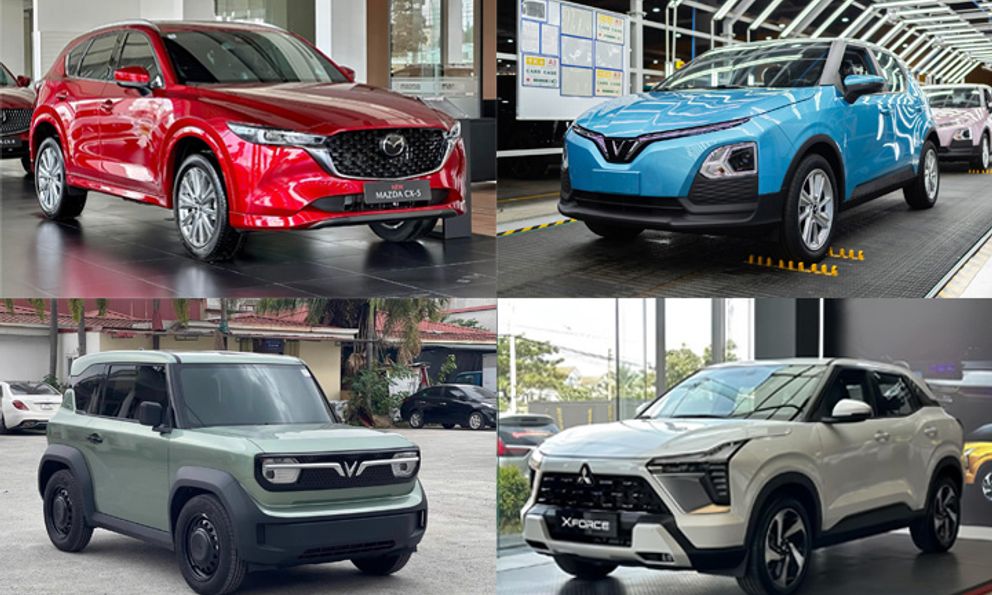 Xe gầm cao bán chạy nhất 2024: VF 5 bán nhiều hơn CX-5 và Xforce cộng lại, VF 3 bán từ tháng 8 vẫn ‘chễm chệ’ top 2