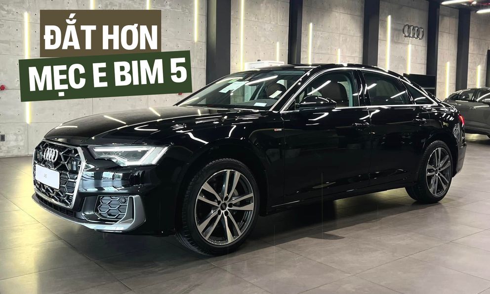 Ảnh thực tế Audi A6 2025 giá 2,299 tỷ vừa về Việt Nam: Thay gói thể thao, đổi động cơ, thêm công nghệ cạnh tranh E-Class