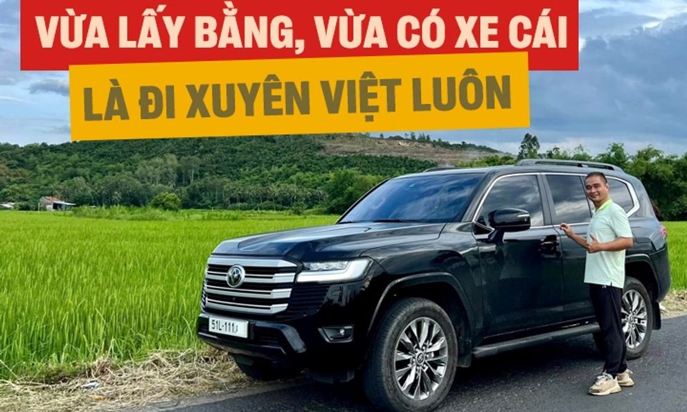 Mang Toyota Land Cruiser biển tứ quý 9 đi xuyên Việt, chủ xe chia sẻ: “Đi đến đâu người dân trầm trồ đến đó”