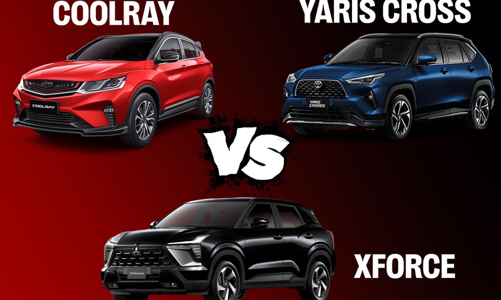 Cùng tầm giá hơn 600 triệu, chọn Geely Coolray 'full ADAS', Xforce bản thấp hay Yaris Cross thuần xăng mác xe Nhật