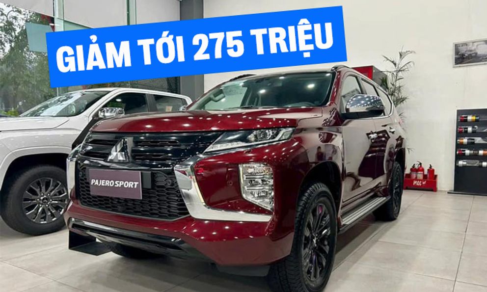 Giá Mitsubishi Pajero Sport tiếp tục 'dò đáy' tại đại lý: Giảm nhiều nhất 275 triệu 'dọn kho' chờ bản mới ra mắt