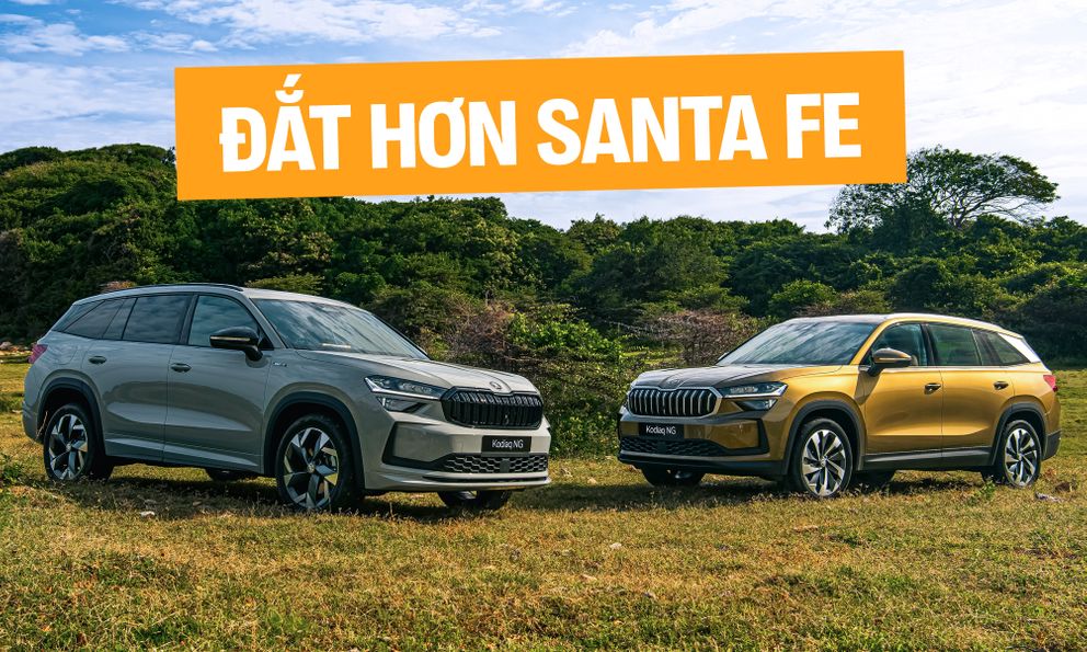 Skoda Kodiaq 2025 chốt giá từ 1,45 tỷ tại Việt Nam: 2 phiên bản, đều AWD, cạnh tranh Santa Fe với giá tiệm cận Palisade 