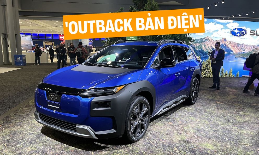 Subaru Trailseeker - SUV thế chỗ Outback cũ nhưng dùng điện, nội thất rất… Toyota, chạy 418km/sạc