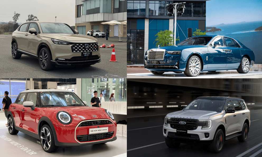Loạt xe ra mắt Việt Nam tháng 4: Tổng giá trị hơn 75 tỷ đồng, đủ xe phổ thông đến siêu xe, đủ xe xăng đến xe điện
