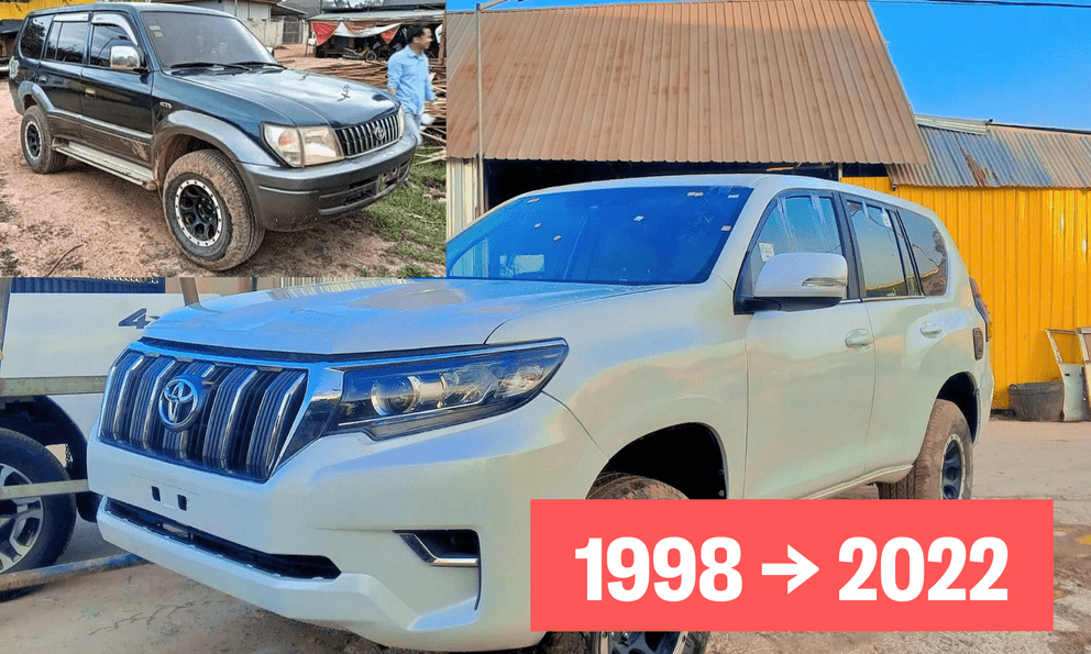 Đây là cách 'hồi sinh' Toyota Land Cruiser Prado 27 năm tuổi mà không ai nhận ra