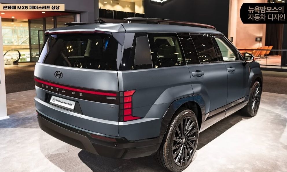 Hyundai Santa Fe đổi đuôi như thế này dễ được người Việt thích hơn: Đèn 'mượn' Sonata, đuôi như Palisade