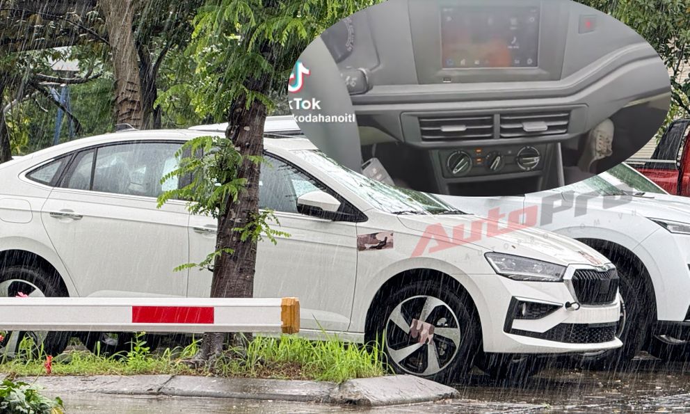 Lộ nội thất 2 bản Skoda Slavia tại Việt Nam: Bản cao có màn lớn, bản thấp toàn 'chỉnh cơm', có số sàn, giá có thể dưới 500 triệu đồng