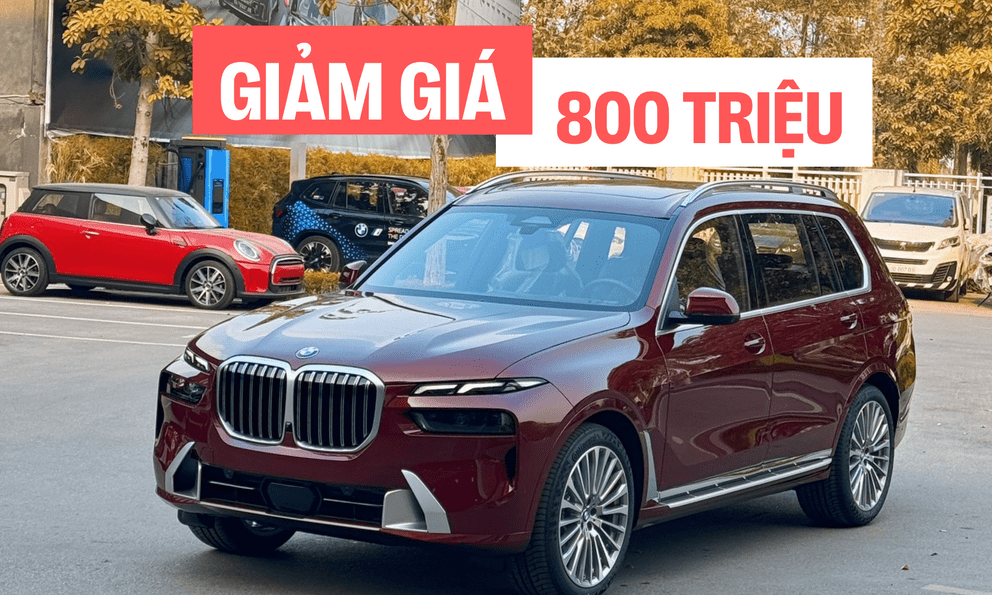 BMW X7 giảm giá mạnh tại đại lý, cạnh tranh GLS bằng giá chỉ từ hơn 5 tỷ đồng, riêng tiền khuyến mãi đủ mua một chiếc Ranger