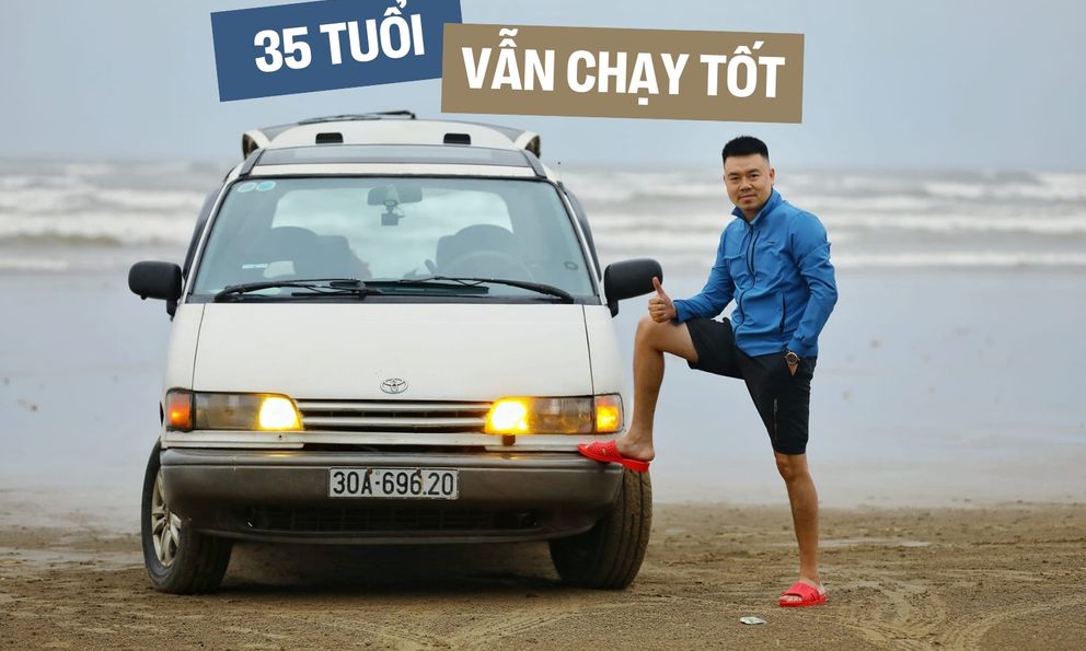 Đem Toyota Previa 35 năm tuổi lên rừng, xuống biển, chủ xe chia sẻ: ‘Biết chăm thì đi bao nhiêu, đời sâu mấy cũng chạy tốt’