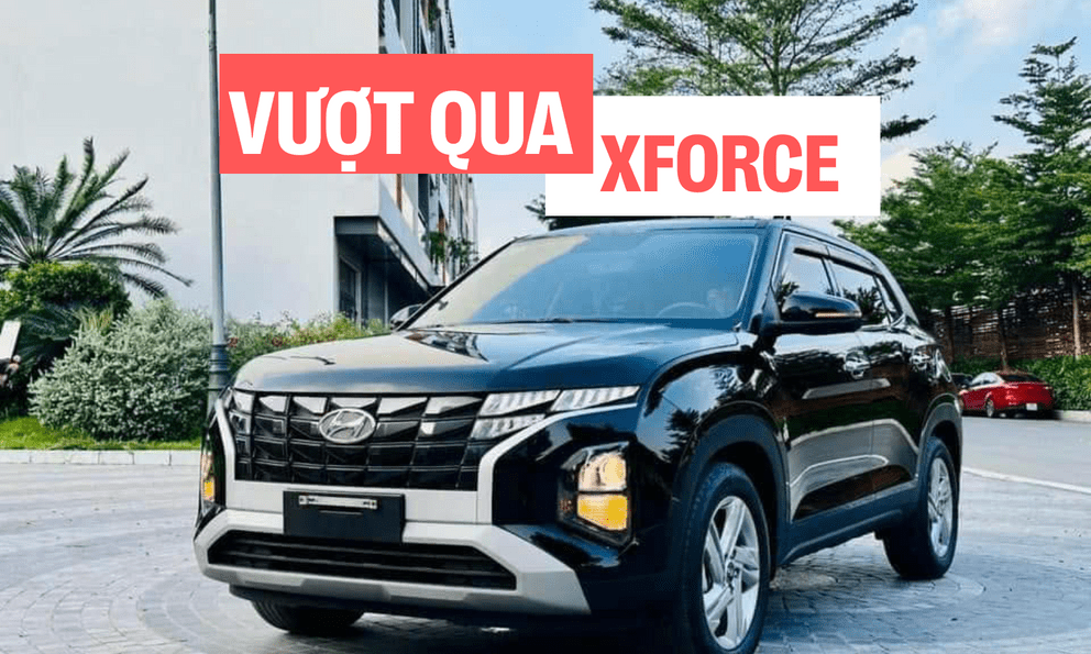 Đều được giảm giá nhưng tình cảnh thì trái ngược: Creta lần đầu vượt 1.000 xe, Xforce lần đầu rời top 10 bán xe xăng dầu bán chạy trong năm