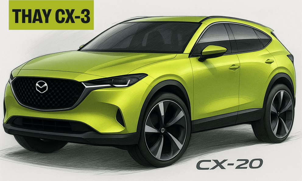 Mazda CX-20 sắp ra mắt, đấu Toyota Yaris Cross, có điểm như CX-5