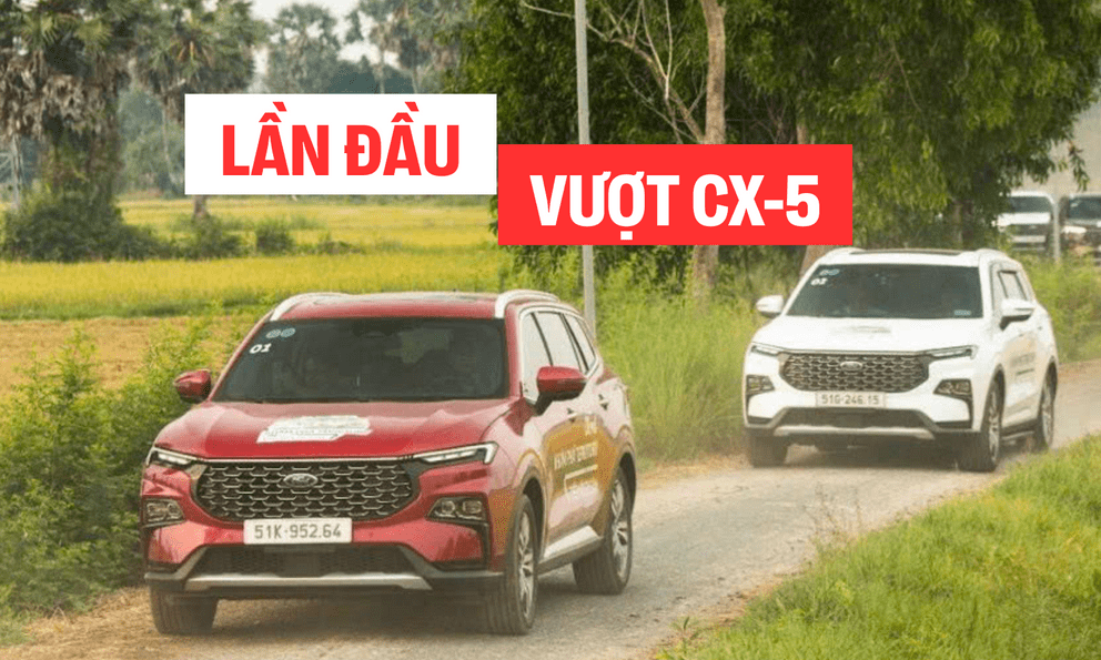 Ford Territoty lần đầu bán vượt Mazda CX-5 trong năm 2025, rộng cửa đứng đầu phân khúc