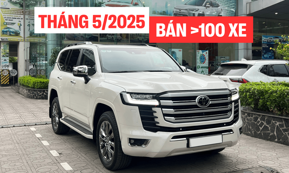 Doanh số Toyota tháng 5/2025: Vios leo top 1, Yaris Cross bán vượt 1.000 xe trong 3 tháng liền, Land Cruiser đắt nhưng vẫn tiêu thụ hơn 100 xe