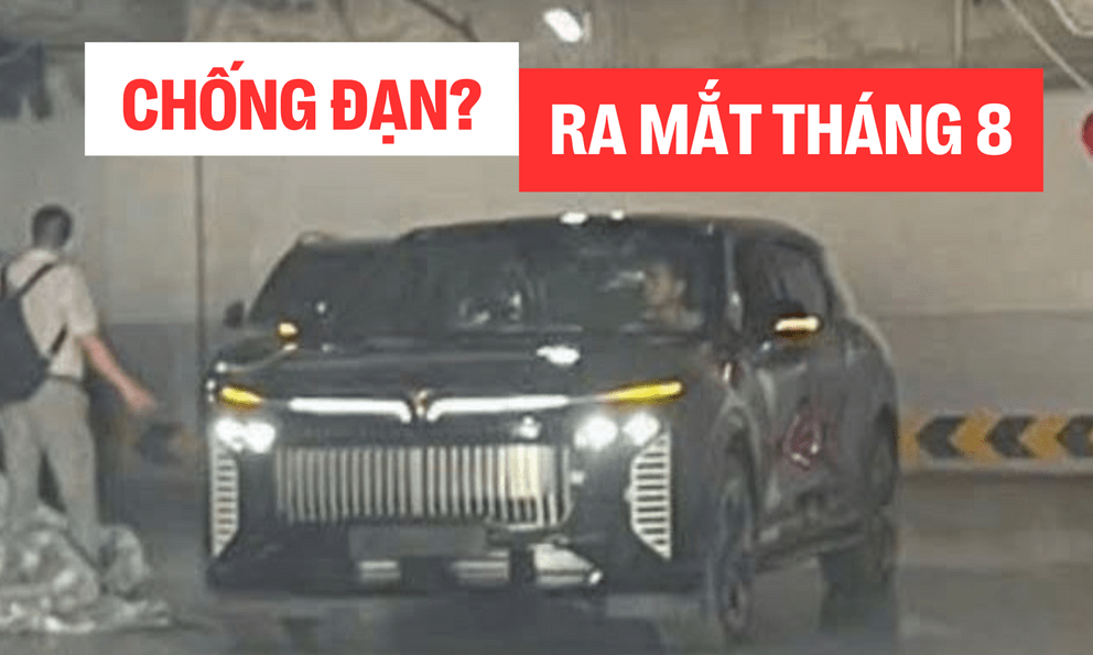 Lộ ảnh xe VinFast mới: Nhiều chi tiết giống VF 9, có thể chống đạn, đại lý báo ra mắt tháng 8 tới